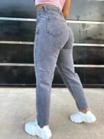 JEAN MOM RIGIDO GRIS NEVADO - Imagen 2