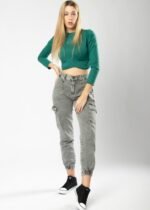 JEAN JOGGER CARGO RIGIDO GRIS CLARITO NEVADO - Imagen 6