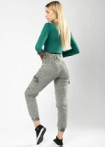 JEAN JOGGER CARGO RIGIDO GRIS CLARITO NEVADO - Imagen 7