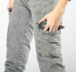 JEAN JOGGER CARGO RIGIDO GRIS CLARITO NEVADO - Imagen 4