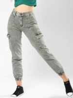 JEAN JOGGER CARGO RIGIDO GRIS CLARITO NEVADO