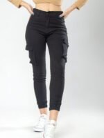JEAN JOGGER ELASTIZADO CARGO NEGRO