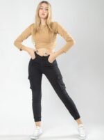 JEAN JOGGER ELASTIZADO CARGO NEGRO - Imagen 5