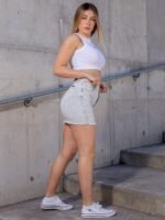 POLLERA ELASTIZADO GREY - Imagen 8