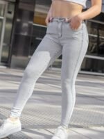 JEAN CLASICO ELASTIZADO GREY CON COSTURA NEGRO