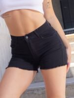 SHORT ELASTIZADO NEGRO