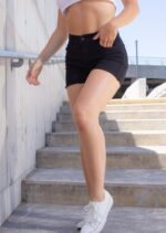 SHORT ELASTIZADO NEGRO - Imagen 4