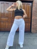 JEAN WIDE RIGIDO BLANCO - Imagen 5