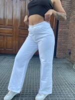 JEAN WIDE RIGIDO BLANCO - Imagen 4