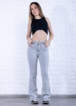 JEAN OXFORD ELASTIZADO GREY CLARITO BOTA DEFLECADO - Imagen 5