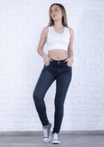 Jean Clasico Elastizado Azul Tiro medio - Imagen 5