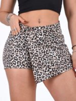 SHORT-POLLERA RÍGIDO ANIMAL PRINT