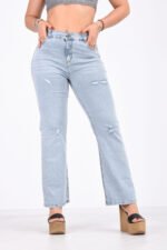 JEAN WIDE ELASTIZADO CELESTE CLARO - Imagen 4