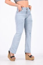 JEAN WIDE ELASTIZADO CELESTE CLARO - Imagen 3