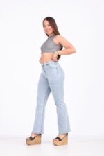 JEAN WIDE ELASTIZADO CELESTE CLARO - Imagen 6