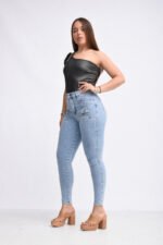 JEAN CLASICO ELASTIZADO CELESTE CLARO - Imagen 4