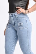 JEAN CLASICO ELASTIZADO CELESTE CLARO - Imagen 3