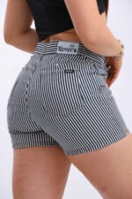 SHORT-POLLERA AZUL RAYADO - Imagen 3