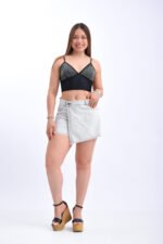 SHORT-POLLERA RÍGIDO GREY - Imagen 6