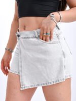 SHORT-POLLERA RÍGIDO GREY