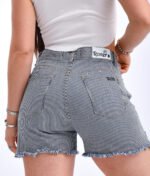 SHORTS RÍGIDO AZUL RAYADO - Imagen 2
