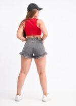 SHORTS RÍGIDO GRIS PLAYERO - Imagen 6