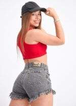 SHORTS RÍGIDO GRIS PLAYERO - Imagen 3