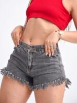 SHORTS RÍGIDO GRIS PLAYERO - Imagen 2