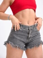 SHORTS RÍGIDO GRIS PLAYERO