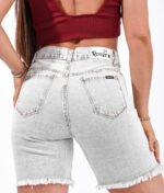 Bermuda Rígida Grey Ruedo Deflecado - Imagen 2