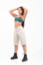 Bermuda Baggy Rígido Grey Clásico - Imagen 5