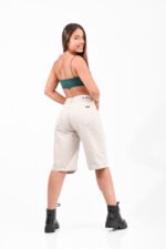 Bermuda Baggy Rígido Grey Clásico - Imagen 6