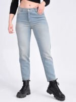 JEAN MON RIGIDO CELESTE MATIZADO LOCALIZADO CON BIGOTES