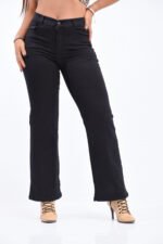 JEAN WIDE ELASTIZADO NEGRO - Imagen 3