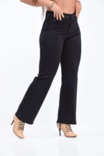 JEAN WIDE ELASTIZADO NEGRO - Imagen 4