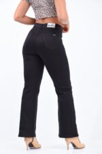 JEAN WIDE ELASTIZADO NEGRO - Imagen 2