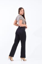 JEAN WIDE ELASTIZADO NEGRO - Imagen 6