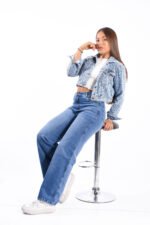 CAMPERA RIGIDA AZUL ANIMAL PRINT - Imagen 9