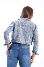 CAMPERA RIGIDA AZUL ANIMAL PRINT - Imagen 8