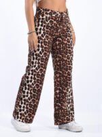 JEAN WIDE RIGIDO ANIMAL PRINT