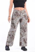JEAN WIDE RIGIDO ANIMAL PRINT - Imagen 3