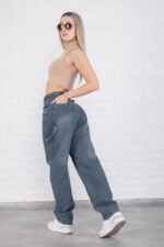 JEAN BAGGY RIGIDO AZUL OXIDO MATIZADO CARPINTERO CON CINTURA - Imagen 5