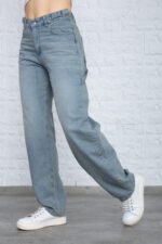 JEAN BAGGY RÍGIDO AZUL MATIZADO CARPINTERO - Imagen 5