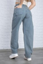 JEAN BAGGY RÍGIDO AZUL MATIZADO CARPINTERO - Imagen 6