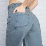 JEAN BAGGY RÍGIDO AZUL MATIZADO CARPINTERO - Imagen 7