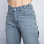 JEAN BAGGY RÍGIDO AZUL MATIZADO CARPINTERO - Imagen 4