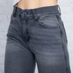 JEAN MEGA WIDE RIGIDO GRIS CON BIGOTES - Imagen 4