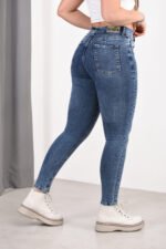 Jean Clásico Elastizado Azul Tiro Medio Bajo - Imagen 2