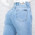 JEAN MEGA WIDE RIGIDO CELESTE - Imagen 3