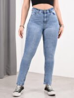 Jean Clásico Azul Recto re-elastizado Azul